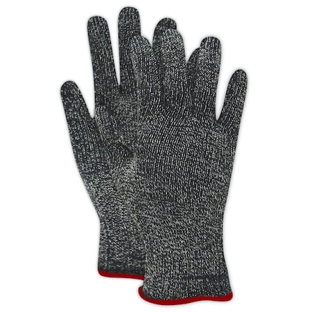 Magid Machine Knit Gloves, Cut Level A4 , 9 12 PK XKS200-9